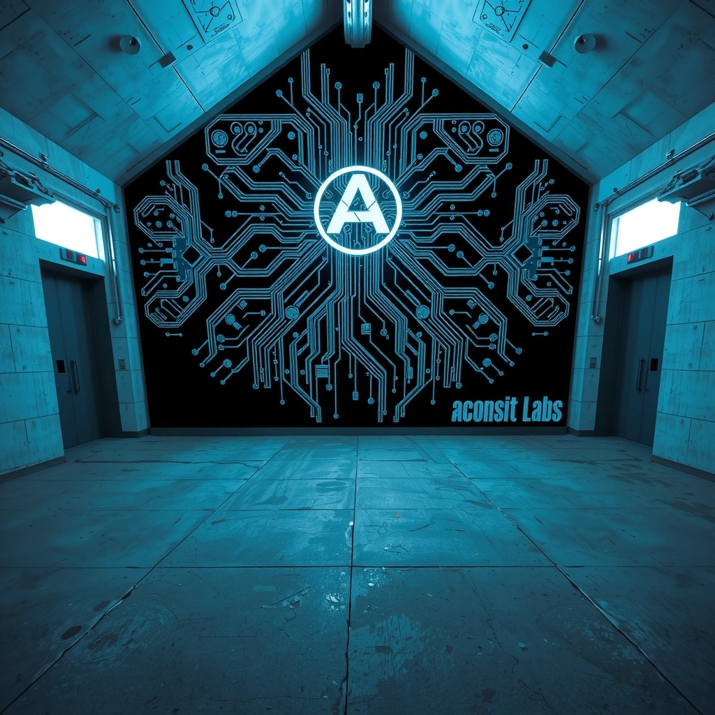 Abstract digital circuit board background