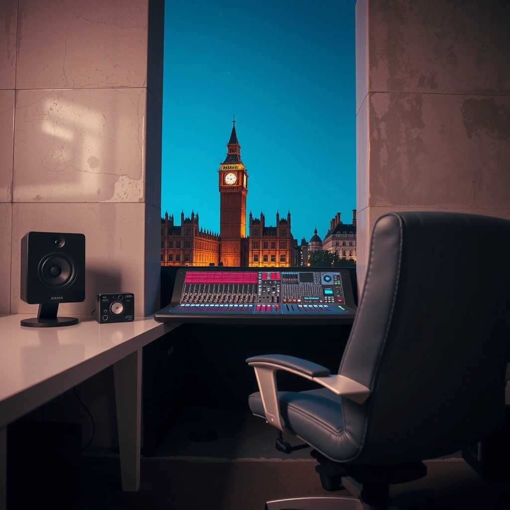 Audio mixing console